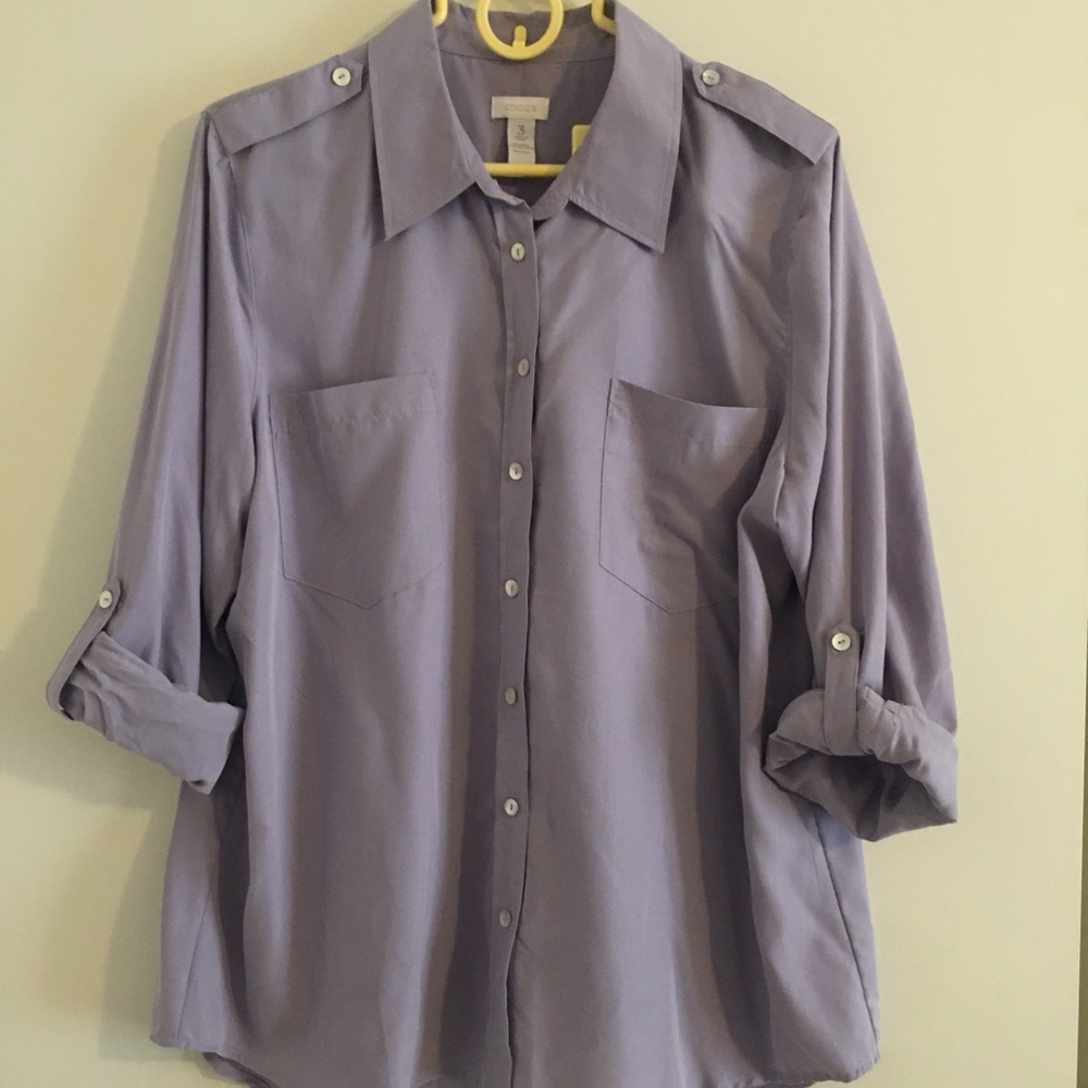 Chico’s lavendar blouse